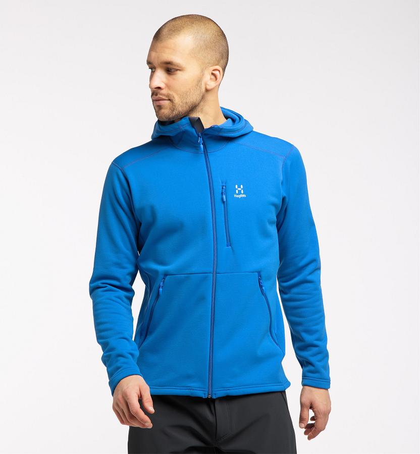 Haglöfs Bungy Fleece Blue For Mens EPGZK8124 Australia